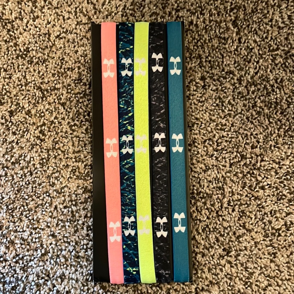 Under armor skinny headbands - set of 5- brand new